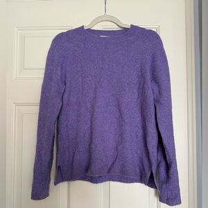 J. Crew Lavender Crew Neck Sweater